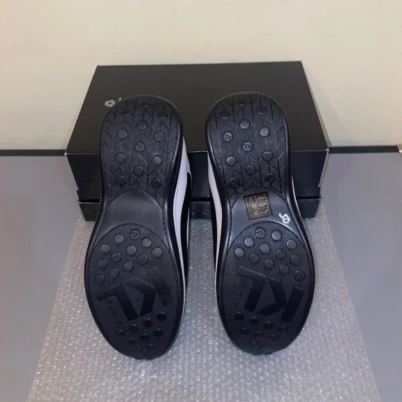 Karl Lagerfeld Coty Black & White Sneakers, Size 8 - Picture 6 of 9